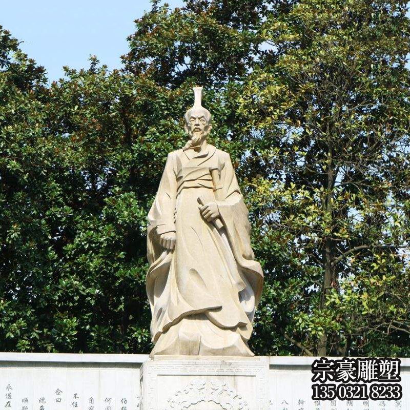 戰(zhàn)國名人屈原石雕塑像 戰(zhàn)國名人屈原石雕塑像